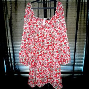 NWT Missguided Plus Size Milkmaid Dress